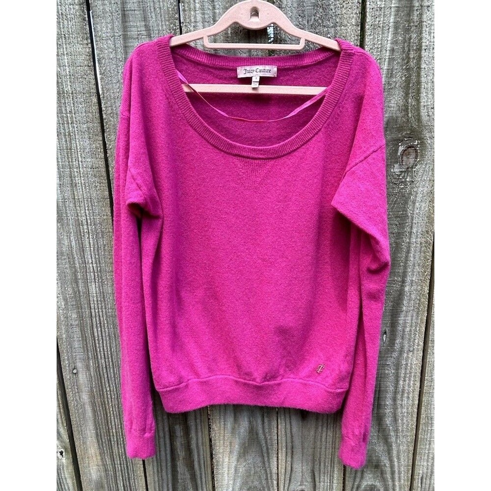 Juicy Couture Wool Cashmere Sweater SMALL Pink